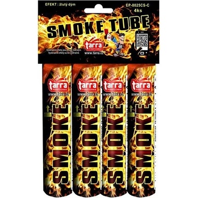 Tarra pyrotechnik dýmovnice ŽLUTÁ se zápalnicí 4 ks