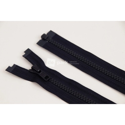 de-park Zip YKK - 70cm - dělitelný - černomodrá - 549