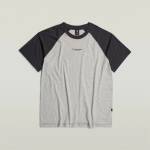 G Star Тениска G Star Baseball Loose T-Shirt - Milk/Black