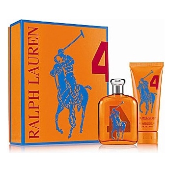 Ralph Lauren The Big Pony 4 Orange EDT 75 ml + deospray 200 ml dárková sada