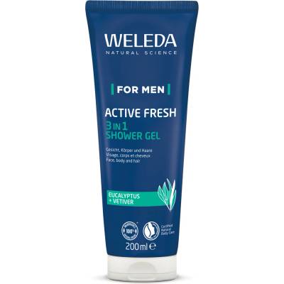 Weleda Active Fresh pánsky sprchový gél 3 v 1 200 ml