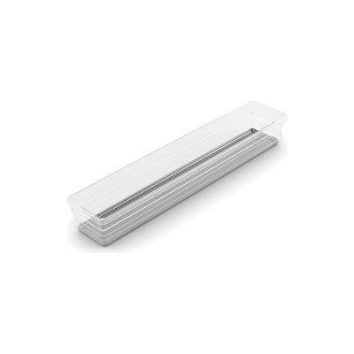 Organizér Curver® SISTEMO 5, priesvitný/sivý, 7.5x37.5x5 cm, do zásuvky