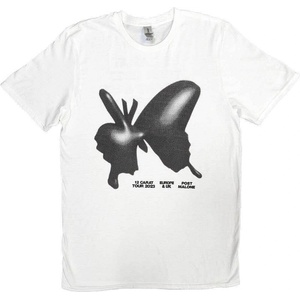 Post Malone Inflatable Butterfly 2023 Tour (Back Print & Ex-Tour) White XL Риза (POSTTS19MW04)