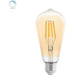 UltraLux Led КРУШКА АМБЪР ДИМИРАЩ filament e27 4w 2500К (lfst42725d)