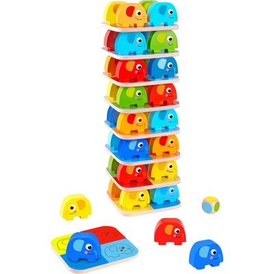 Tooky Toy Balančná hra slony