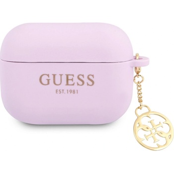 Guess 4G Charm Silikonové Pouzdro pro Airpods Pro GUAPLSC4EU