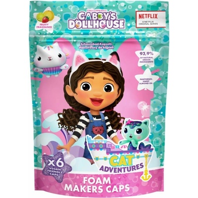 Gabby's Dollhouse Foam Makers pěna do koupele pro děti 3y+ 6x16 g