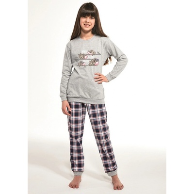 Cornette dievčenské pyžamo Young Girl 592 117 Koala Šedé