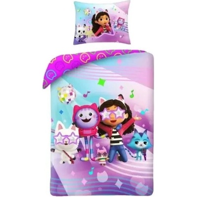 Halantex Къщата на Габи: Комплект спално бельо - 140 x 200 см, 70 x 90 см (GAB-0821BL)