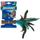 GiGwi Johnny Stick Catnip s modrými peříčky 8 cm