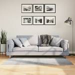 vidaXL Килим IZA с къс косъм, скандинавски вид, сив, 80x150 см (375450)