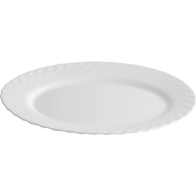 Oválný servírovací talíř Luminarc Trianon bílý 29x21,5 cm