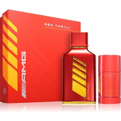 Mercedes-Benz AMG Red Thrill EDP 100 ml + Mercedes-Benz Deostick deodorant 75 g