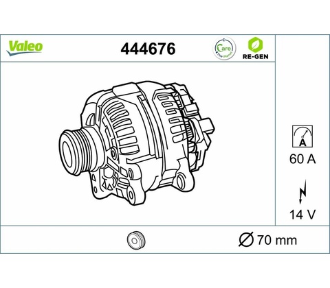 Generátor VALEO 444676