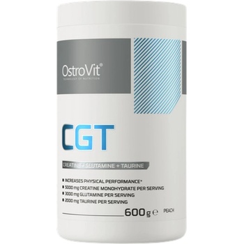 OstroVit CGT Powder / Creatine + Glutamine + Taurine [600 грама] Праскова