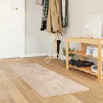 vidaXL Каса за килим MARSA Бежово 50 x 150 cm Полиестер и PVC (42023074)