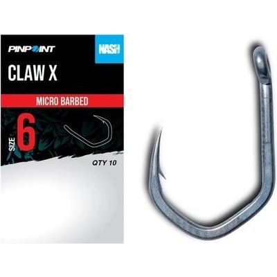 Nash Háčiky Claw X Micro Barbed 10 ks vel. 6