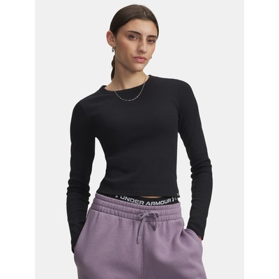 Under Armour Dámske tričko UA Rival Long Sleeve BLK Čierna