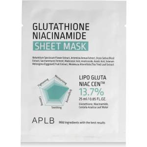 APLB Glutathione Niacinamide Sheet Mask 25 ml