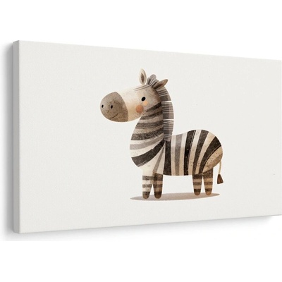 Obraz roztomilá kreslená zebra - 40x30
