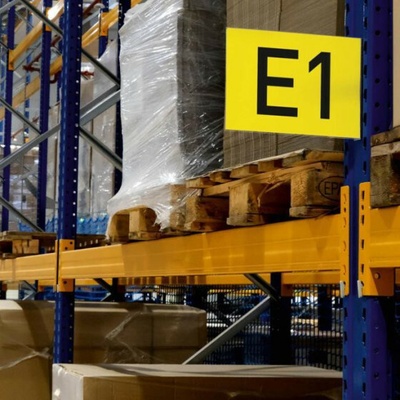 Durable Magnetické značenie uličky A4, na šírku, transparentné Magnetické značenie uličky
