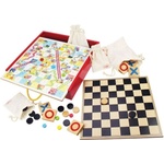Bigjigs Toys Комплект настолни игри Bigjigs - 4 в 1 (BJ355)