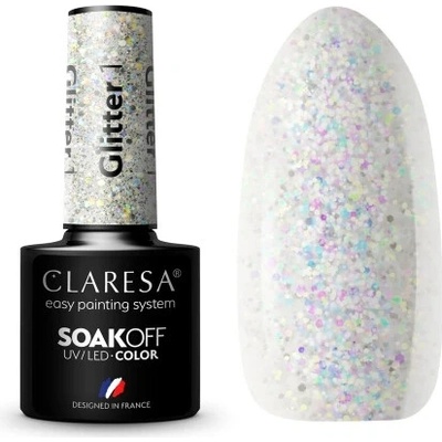 Claresa Gél-lak s trblietkami 01 5 g