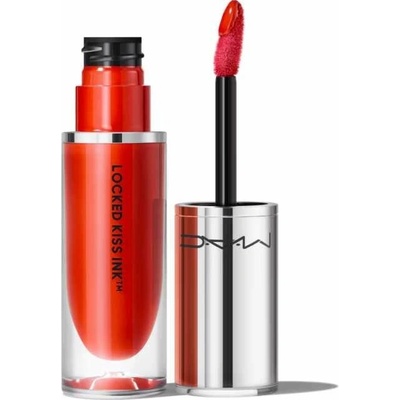MAC Cosmetics Locked Kiss Ink Liquid Lipcolor dlouhotrvající matná tekutá rtěnka Brazen 4 ml – Zboží Dáma