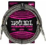 Ernie Ball Braided Instrument Cable Straight/Straight 3 m Директен - Директен Инструментален кабел (P06429)