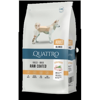 Quatro Adult Poultry All Breed -Пълноценна суха храна за израснали кучета от всички породи с птиче месо 12 кг