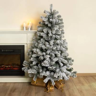 Haushalt international Umelý vianočný stromček 150 cm, s imitáciou snehu