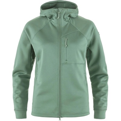 Fjällräven Abisko Grid Fleece Hoodie W Patina Green