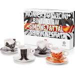 illy Art Collection 2024 Чаши за капучино GENESI с чинийки 4 x 160 мл