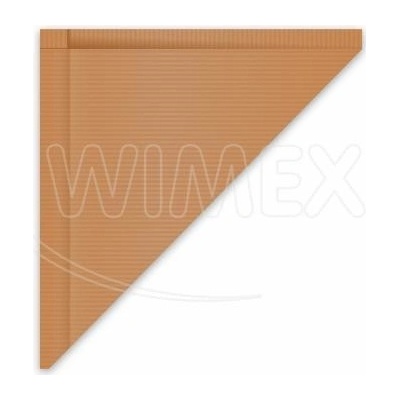 Wimex Papierový kornút FSC Mix kraft 17 x 17 cm `100g` viazaný