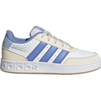 adidas detská voľnočasová obuv Breakbase J biela modrá béžová