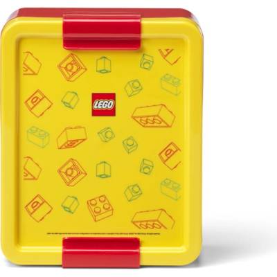 LEGO Brick box na desiatu červená/žltá