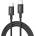 Data кабел Hoco X23 Skilled type-c to type-c charging data cable- Черен