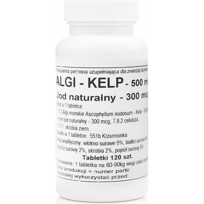 Podkowa Algi Kelp 500 mg 120 tbl