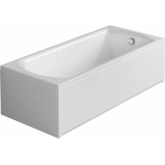 Radaway Комплект за правоъгълна вана Radaway Kea 160x75 см, бял, с предни и странични панели, сифон за вана и хромиран капак (201717)