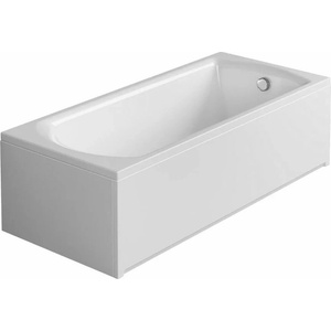 Radaway Комплект за правоъгълна вана Radaway Kea 160x75 см, бял, с предни и странични панели, сифон за вана и хромиран капак (201717)