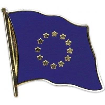 Odznak (pins) 20mm vlajka Európska únia (EÚ) - farebný
