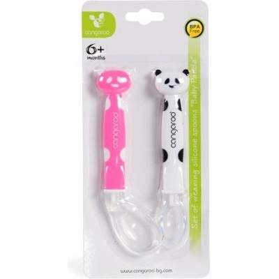 Cangaroo - Силиконови лъжици Baby Panda F1607 розов