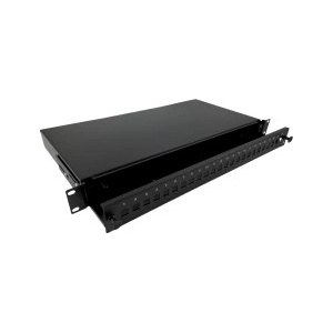 ALANTEC Пач панел Alantec FOP-1U-24SCS-C Rack 1U Black (FOP-1U-24SCS-C)