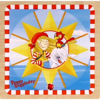 Goki Dětský kompas - Sluneční hodiny dřevěné