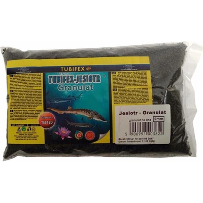Tubifex krmivo pro jesetery 2 mm 0,5 kg