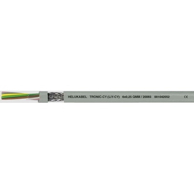 Helu 16011-1000 dátový kábel LiYCY 14 x 0.5 mm² sivá 1000 m