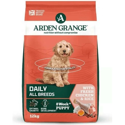 Arden Grange Dog Puppy & Junior rich in fresh Chicken 14 kg