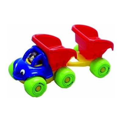 Gowi Mini Truck sklápěč s přívěsem Gowi