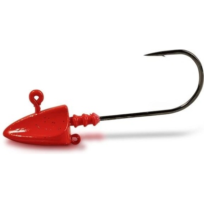 Rhino Jigová hlava Jig Force UV Červená vel.10 150g