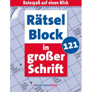 Rätselblock in großer Schrift 121 | Eberhard Krüger (2024)